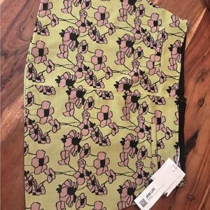 Zara Floral Patterned Skirt - Pink and Green